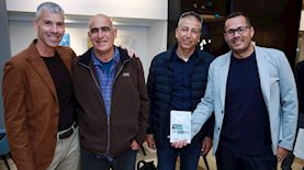 מימין: רן צור, ליאור כרמלי, יוסי בכר וגדעון תמר, צילום: פינו חדד